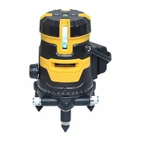 É possível montar um nível a laser de grande porte em um tripé?